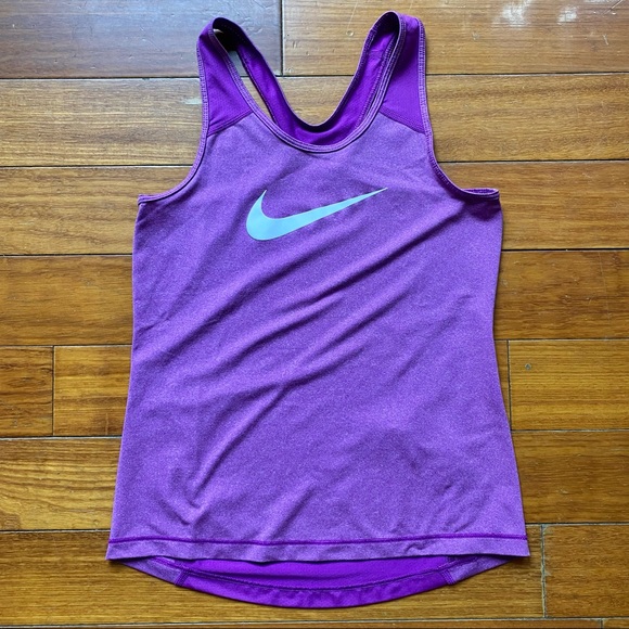 Nike Tops - Purple Nike Pro Dri-FIT Racerback Workout Tank